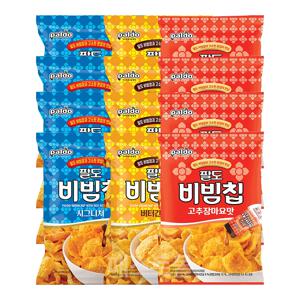 팔도 비빔칩 80g 시그니처 4개 + 버터간장 4개 + 고추장마요 4개 세트