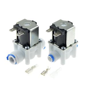 전기 플라스틱 솔레노이드 밸브 12V 24V 220V 정상 폐쇄 1/4 