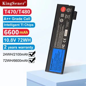 KingSener 10.8V 6600mAh 노트북 배터리 레노버 ThinkPad T470 T480 T570 T580 P51S P52S 01AV427 01AV428 01AV423 SB10K97580 61++