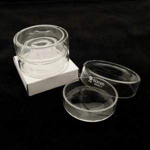 화학 실험실 박테리아 효모에 대 한 5pcs 60mm 붕규산 유리 페트리 배양 접시