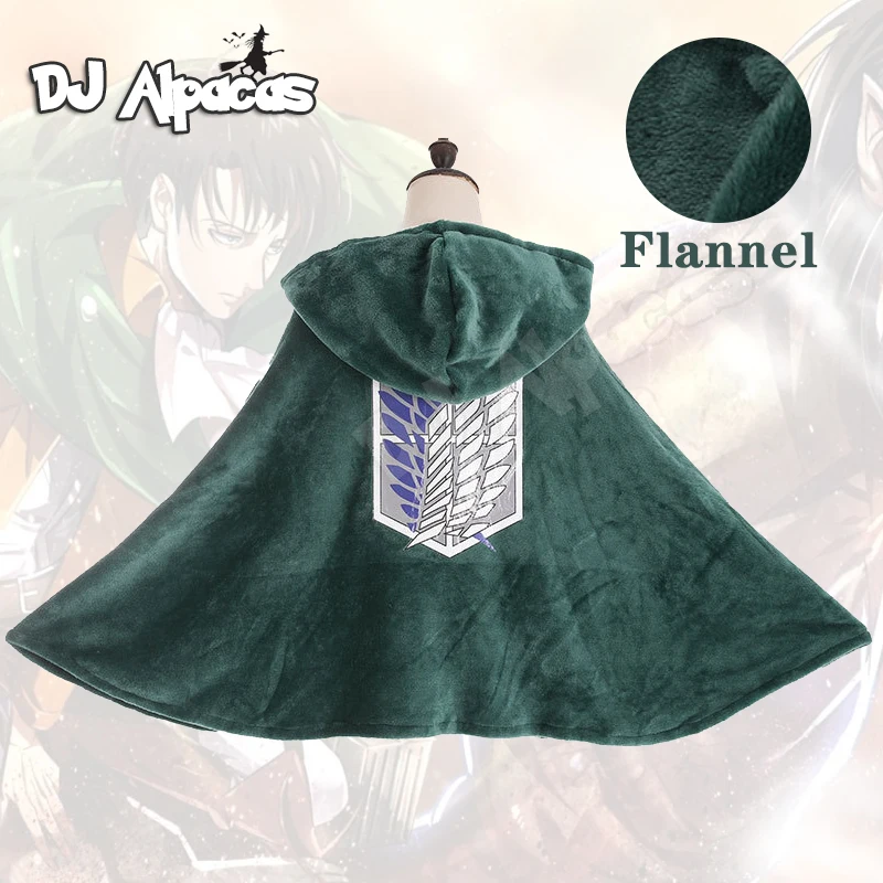 담요 shingeki no kyojin 망토 Shingeki No Kyojin 조사대 망토 코스프레 케이프 플란넬 코스프레 까마귀