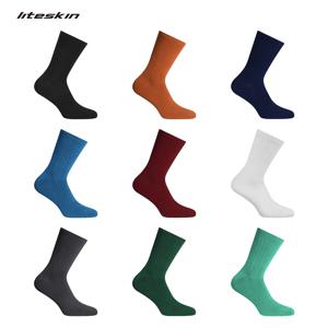 Liteskin 사이클링 양말 전문 남성 여성 자전거 도로 자전거 MTB 에어로 레이스 러닝 축구 축구 스포츠 미끄럼 방지 양말
