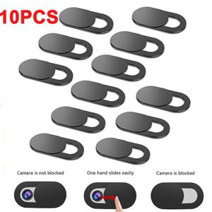 1-10PCS 웹캠 커버 셔터 자석 슬라이더 플라스틱 범용 Antispy 카메라 커버 노트북 iPad PC 맥북 개인 정보 보호 스티커