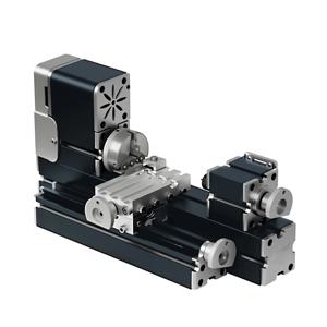 미니 모든 금속 선반 기계 DIY 도구 벤치 탑 목재 선반 목공 취미 Sience 교육 모델 만들기 AC110V-240V 36W