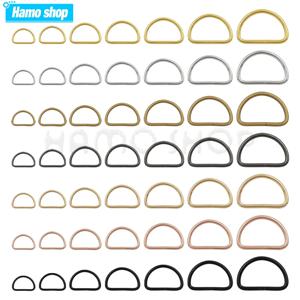 20-1000pcs 금속 D 링 조정 가능한 버클 걸쇠 웨빙 배낭 스트랩 가방 고양이 개 목걸이 체인 버클 DIY Accessorie