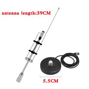 CBC-435 UHF VHF 145/435MHz 듀얼 밴드 안테나 CBC435 및 모바일 햄 자동차 라디오 PL-259 커넥터용 마그네틱 마운트 베이스 어댑터