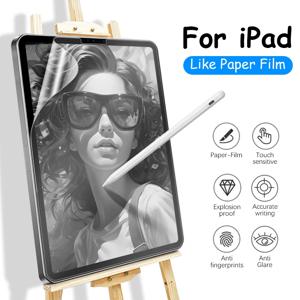 iPad Air 13 11 M2 M3 5 4 3 2 용 무광택 화면 보호기 종이 필름 Pro 13 M4 12.9 10 9 9th 10th Gen A16 Mini 6 7 10.9 2025
