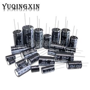 알루미늄 전해 콘덴서 10V 16V 25V 35V 50V 400V 450V 470UF 100UF 220UF 330UF 470UF 680UF 1000UF 47UF 10UF 22UF 0.47UF