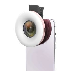 휴대 전화 채우기 빛 15X 매크로 렌즈 휴대용 Selfie LED 링 플래시 라이트 전화 Selfie 램프 범용 링 클립 라이트