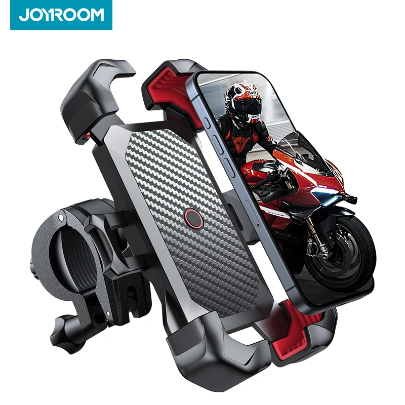 Joyroom 자전거 휴대폰 홀더 360 °   4.7-7 인치 휴대 전화 스탠드 충격 방지 브래킷 GPS 클립에 대한 범용 자전거 전화 홀더보기