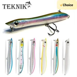 TEKNIK 포퍼 낚시 미끼 100mm 140mm patchinco 플로팅 워블러 인공 하드 미끼 Patchinko 100 leurre de 표면 미끼