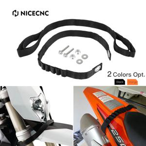 NICECNC 가스가스 EC 300 EC 250 EX300 ECF 350 MC250F 2021-2023 KTM EXC 300 EXCF 350용 앞뒤 펜더 풀 서포팅 스트랩