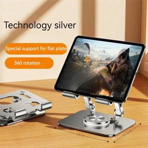 360 °   회전 범용 전화 태블릿 홀더 접이식 데스크탑 게으른 스탠드 iPhone 16 iPad Samsung Galaxy Tab Xiaomi Pad Mount