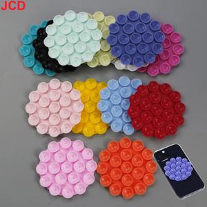 JCD 1pcs 휴대용 실리콘 흡입 컵 전화 마운트 양면 마운트 자동차 네비게이션 브래킷 범용 휴대 전화 스탠드
