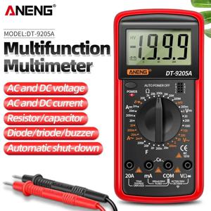ANENG DT9205A 디지털 멀티미터 AC/DC 트랜지스터 전기 NCV 테스터 미터 전문 아날로그 자동 범위 멀티메트로 도구
