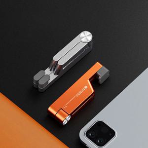 휴대용 V 자형 접이식 전화 홀더 데스크탑 게으른 금속 셀 태블릿 스탠드 아이폰 삼성 Xiaomi iPad 스마트 폰 브래킷