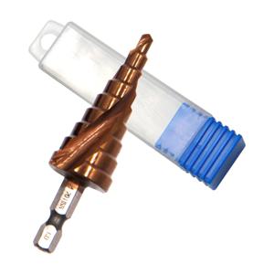 M35 코발트 함유 육각 나선형 스텝 드릴 스테인레스 스틸 태핑 4-20mm 파고다 드릴 1PC 절삭 공구 드릴링 비트 도구