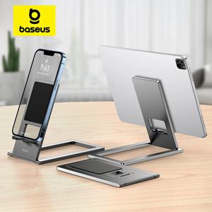 Baseus 접이식 금속 데스크탑 홀더 iPhone 14 Pro Max iPad Pro 2021 2020 태블릿 데스크탑 스탠드 노트북 스탠드 노트북 지원