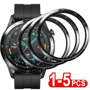 화웨이 시계 GT 3 GT 2 프로에 대한 1-5PCS 소프트 강화 유리 화웨이 시계 GT3 보호 필름에 대한 42MM 46MM 43MM 화면 보호기