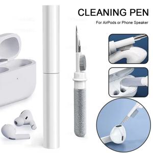 블루투스 이어폰 Airpods Pro 1 2 3 4 이어 버드 케이스 용 클리너 세트 Samsung Xiaomi Huawei Airdots 용 펜 브러시 도구 청소