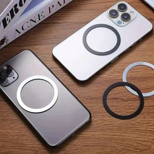1/3/5/10Pcs iPhone 16에 대 한 Magsafe 자기 무선 충전기 철 플레이트에 대 한 범용 금속 플레이트 반지 삼성 자동차 모바일 스탠드