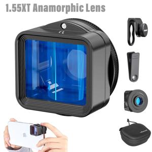 Ulanzi 1.55XT iPhone 16 15 14 용 아나모픽 렌즈 Samsung 1.55X 와이드 스크린 비디오 와이드 스크린 Slr Movie Videomaker Filmmaker