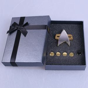 애니메이션 배지 보이저 커뮤니케이터 TANG 차세대 금속 배지 핀 & 랭크 Pip/Pips 6pcs 세트 Cosplay Prop