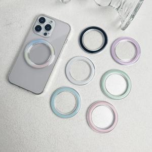 아이폰 15 14 13 12 11 프로 맥스 Magsafe 소켓 포켓 그립 브래킷에 대한 고품질 라운드 맥 안전 마그네틱베이스 스티커