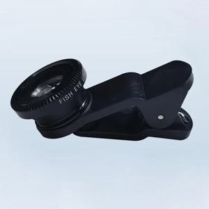 3 in 1 Fisheye 전화 렌즈 광각 줌 렌즈 Fish Eye 매크로 렌즈 모든 스마트 폰용 전화에 클립 렌즈가있는 카메라 키트