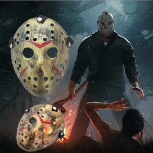 선물 영화 하키 마스크 Jason Voorhees 금요일 13 번째 공포 무서운 마스크 할로윈 파티 코스프레 마스크 성인 남성 할로윈