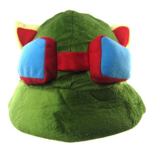 Brdwn Swift Scout Teemo 그린 코스프레 크리켓 모자 태양 모자 피크 캡