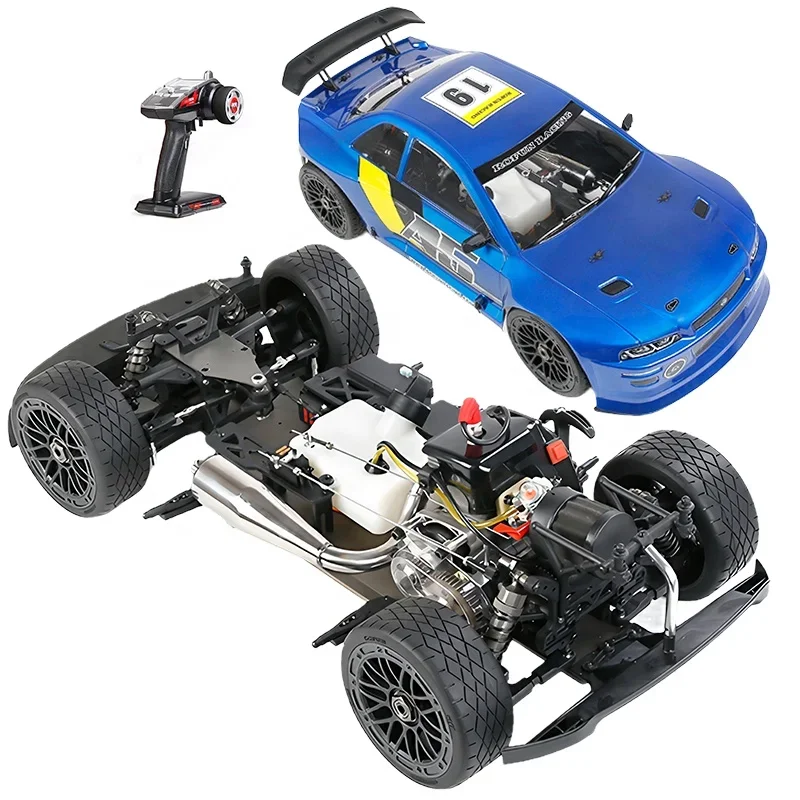 Rofun Baha A5 RC Nitrol 레이싱 카, 32CC 2 스트로크 엔진, 뒷바퀴 구동 및 고급 LCD 리모컨 시스템, 1/5 체중계