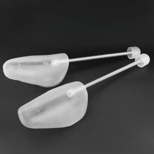 Repacego 실용적인 플라스틱 신발 나무, 길이 조절 가능한 신발, 나무 들것 부츠 거치대 정리함, 신발 들것 키퍼, 2 개