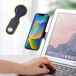 마그네틱 폰 홀더 회전 스마트 폰 노트북 백 마운트 Magsafe iPhone 16 15 14 13 12 Pro Max 노트북 액세서리 스탠드