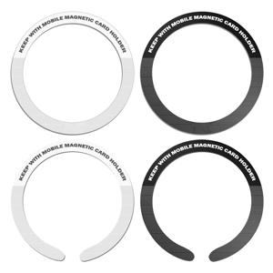 Magsafe 자기 무선 충전기 용 링 iphone 14 Pro Max 13 12 미니 범용 금속 스티커 자석 자동차 홀더 플레이트