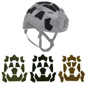 11pcs 빠른 헬멧 매직 스티커 Airsoft 헬멧 패치 빠른 전술 헬멧 액세서리에 대 한 후크 및 루프 스티커