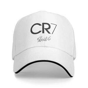 Cristiano Ronaldo CR7 야구 모자 힙합 샌드위치 모자 남여 조정 가능한 아빠 모자 야외