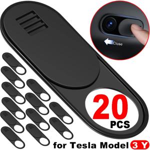 iPad 태블릿 노트북 슬라이드 스티커 용 초박형 슬라이드 웹캠 커버 Tesla Model 3 Y 인테리어 캐빈 카메라 용 개인 정보 보호 장치