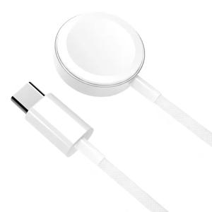 Apple Watch iWatch 시리즈 S10/S9/9/8/7/6 Ultra 5/4/3/2 SE 자기 고속 충전용 휴대용 시계 무선 충전기 USB 유형 C
