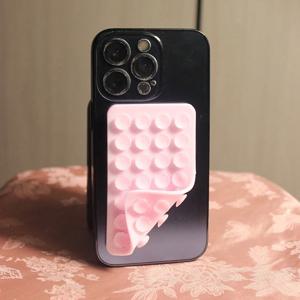 실리콘 흡입 컵 휴대폰 케이스 마운트, 양면 핸즈프리, 강력한 거치대, 아이폰, 안드로이드용, 자동차 거울, 주방 욕실용