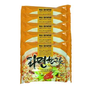 노브랜드 라면 한그릇 순한맛 115g x 5입