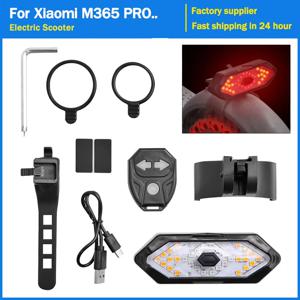 Xiaomi M365 Mi3 Pro Pro 2 전기 스쿠터 무선 원격 제어 후면 펜더 미등 램프 용 LED 경고 회전 신호등