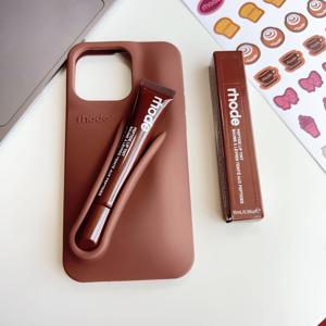 로드 케이스 2-in-1 립글로스/립스틱/실리콘 전화 케이스 iPhone 16/15 Pro Max 삼성 S23FE/S23ULTRA/S24ULTRA 소프트 커버