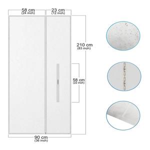 AirLock 창 씰, 모바일 에어컨 장치용 지퍼 및 접착제가 포함된 유연한 천 씰링 플레이트 창 씰-A70Z