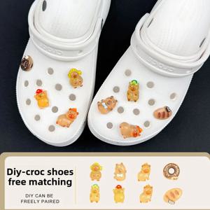 분리형 액세서리 Crocs Premium Sense 인기 DIY 핫슈 걸쇠 신발 꽃 만화 장식 어퍼