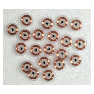 액세스 제어를 위한 10개/몫 125Khz EM4100 TK4100 칩 투명 동전 ID 카드 RFID 25MM