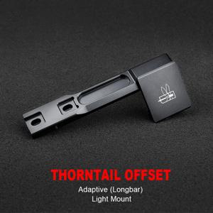 WADSN 야간 사냥 라이트 오프셋 마운트 Surefire M300 M600 M300V 전술 스카우트 무기 손전등 20mm Picatinny Rail Mlok