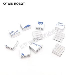 10pcs 컴퓨터 쿨러 라디에이터 알루미늄 방열판 전자 칩 방열 냉각 패드 용 방열판 11*11*5mm
