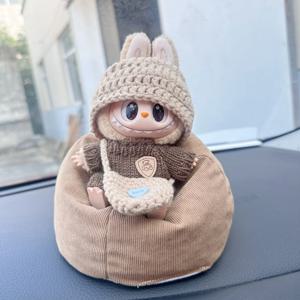 LABUBU 유니버설 베이비 의류 용 인형 옷 Labubu I II III 아이돌 인형 팬 선물용 미니 봉제 인형 의류