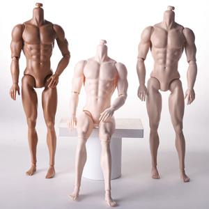 31cm 높이 남성 바디 1/6 MJD 소년 바디 화이트 일반 황갈색 피부 강한 남자 인형 액세서리